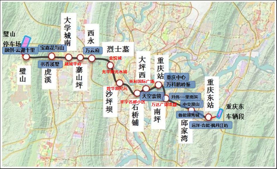 重庆东站即将崛起,这三条轨道沿线的房源值得关注.